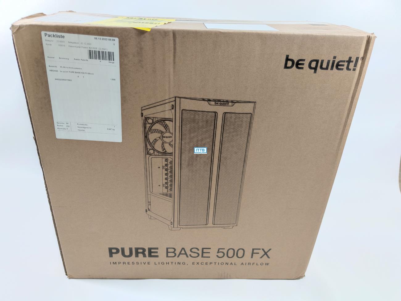 test be quiet! Pure Base 500 FX, recenzja be quiet! Pure Base 500 FX, opinia be quiet! Pure Base 500 FX