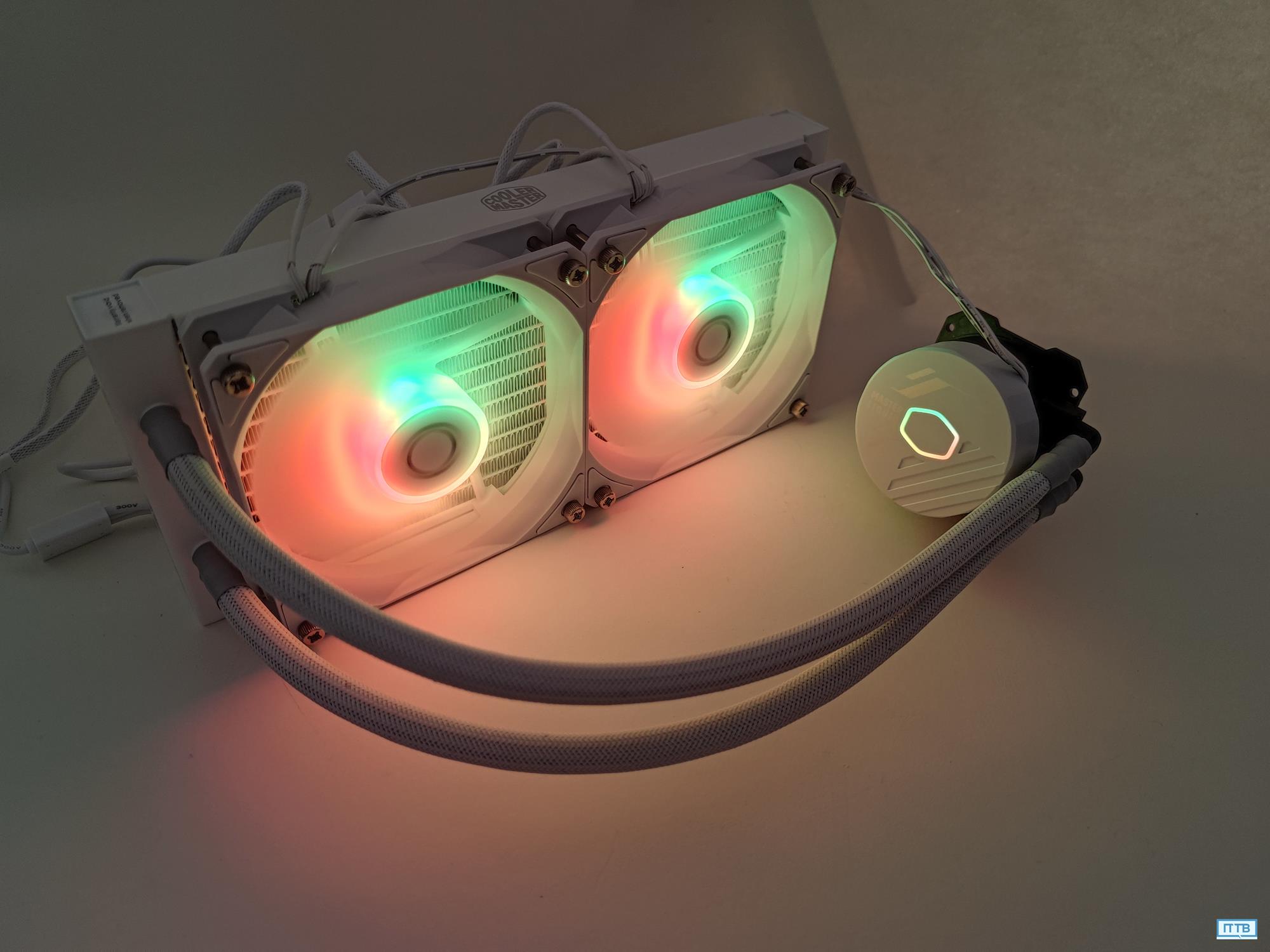 Test chłodzenia Cooler Master MasterLiquid 240L Core ARGB White